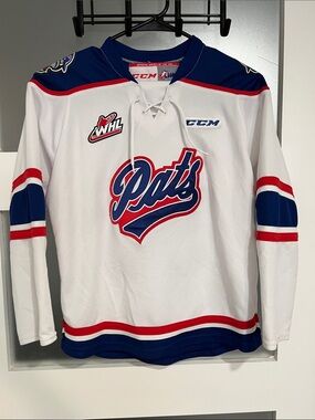 CCM Connor Bedard Regina Pats CHL Hockey Jersey White Kids